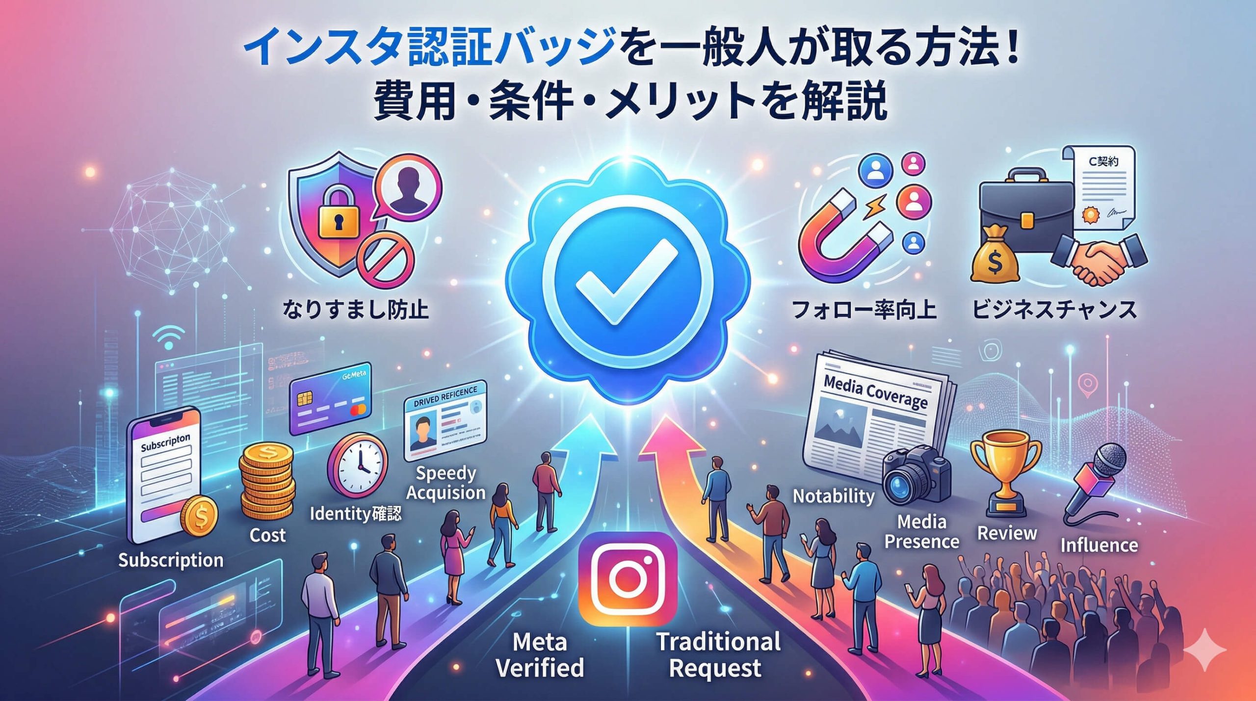 インスタ認証バッジを一般人が取る方法！費用・条件・メリットを解説